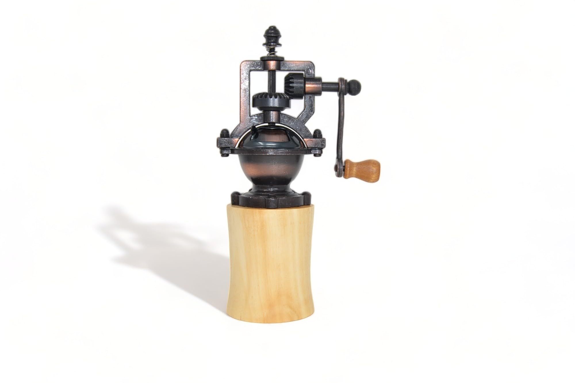 Holz Gewürzmühlen Set - Gewürzmühlenset - mit Kurbel Walnuss Pappel Geschenk handmade Pfeffermühle Salzmühle Handarbeit Unikat Made in Austria Salzmühle Pfeffermühle Geschenkidee Massivholz