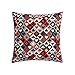 Copri Cuscini Rombo A Scacchi Federe Moderni Caso Federa Quadrate Federa 45X45Cm per Divano, Giardino, Soggiorno