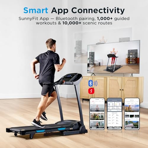 Image of JLL Folding Treadmill & Walking Pad, Under Desk Running Machine for Home Office, Smart App, Auto /Manual Incline, Shock Absorption, Compact Space-Saving Design