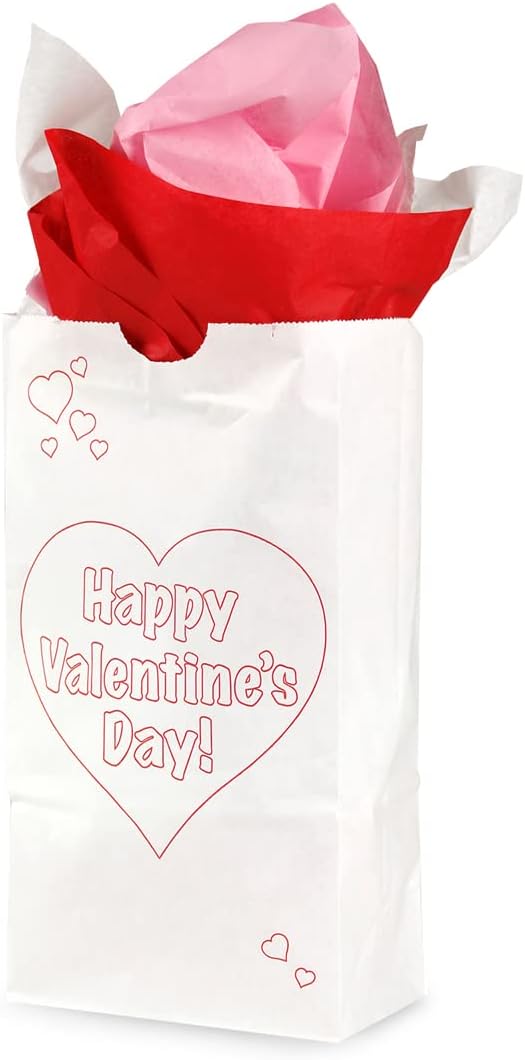 Hygloss Non-Bleeding Tissue Paper - Wrapping Paper for Gifts - Valentine’s Colors - 20” x 30” Inches - 144 Sheets