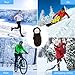 BINE Mens Winter Hat Cold Weather Face Mask Balaclava Hood Outdoor Sports Balaclava Windproof Brown