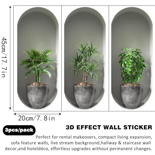 Decoración de pasillo con arte de pared autoadhesivo 6