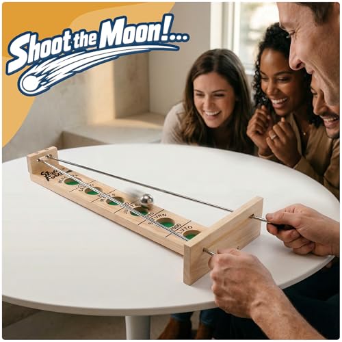 WE Games Shoot the Moon - Juego Clásico de Madera miniatura 3