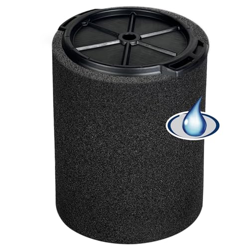 VF7000 Shop Vac Wet Filter Compatible with Ridgid 5-20 Gallon Wet/Dry Vacuums, Foam Wet Application Filter(1 Pack)