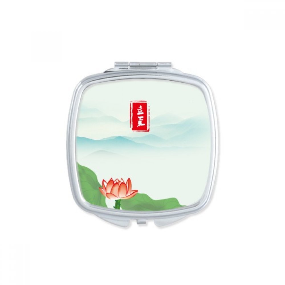 Miroir de maquillage solaire compact avec réflexion haute définition