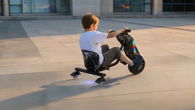 Amazon.com: Kids Electric Drift Trike, 12V Ride on Tricycles with