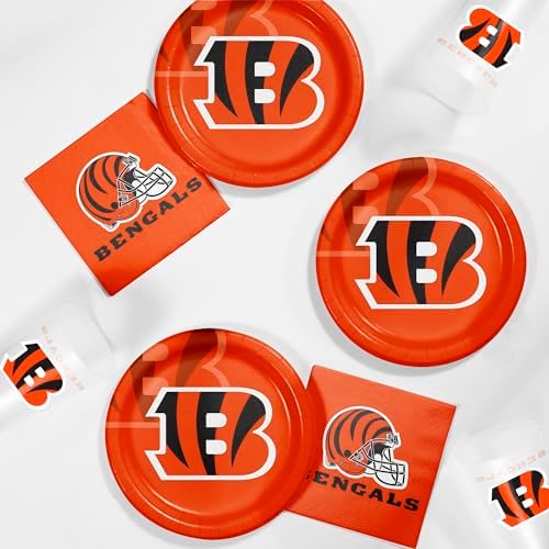 Trendware Cincinnati Bengals Tailgating Kit, Serves 8, Officially...