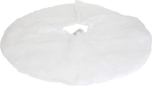 Vista 3 de Trenton Gifts Falda de árbol de Navidad que funciona con pilas. Ilumina tu árbol de Navidad y crea una exhibición fascinante en tu pueblo