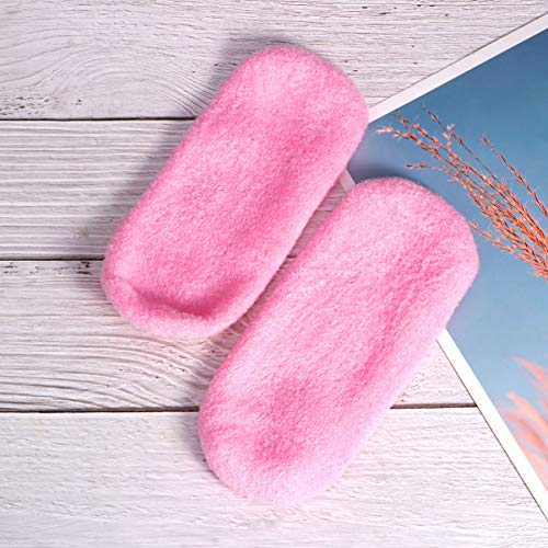 FRCOLOR 2 Pairs Heel Repair Socks Cracked Heels Guard Anti Callus Socks Footcare Treatment Socks Feet Healing Socks Skin Softening Socks Hard Feet Socks Foot Beauty Socks Spa Boots - Image 4