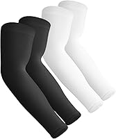 Aegend UPF 50+ Cooling Arm Sleeves for Men Women - Compression Sun Protection Tattoo Cover Up Sleeves