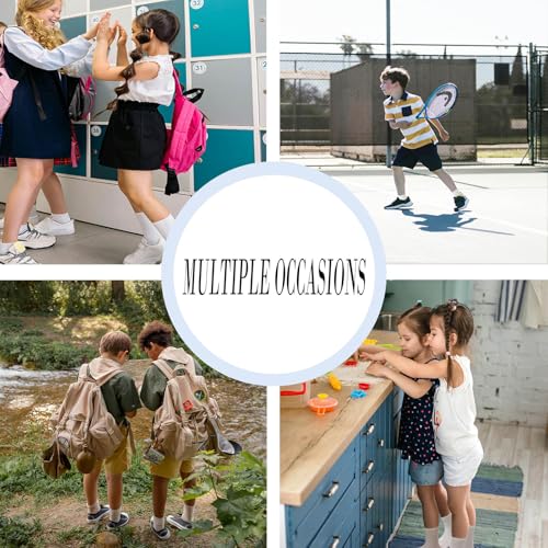 Image of Boys Dress Socks 3 Pairs Kids Boys Girls Crew Dress Sock Cotton Uniform Socks for Girls