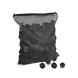 Aquatic Experts Bio Balls Filter Media - 1.5 Inch Large Bio Ball for Pond Filter - Perfect Bio Balls for Pond Filter Media – Made in The USA (300 Count Bio Balls with Mesh Bag)