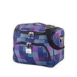 Rada Kosmetikkoffer Beautycase BC Kulturbeutel in verschiedenen Farben (purple blue caro)