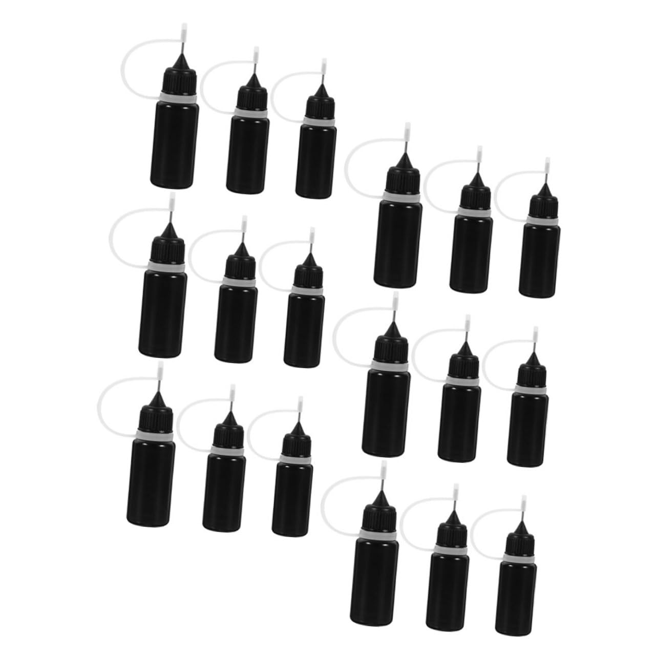 150 Piezas Frasco Con Punta De Aguja Botella Vacía Botellas Recargables Botellas De Aceite De Puntiaguda Contenedores De Aceite De Maquina Mini Botellas Acero Inoxidable