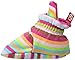 Zutano Baby Girls Super Stripe Booties, Multi, 18 Months