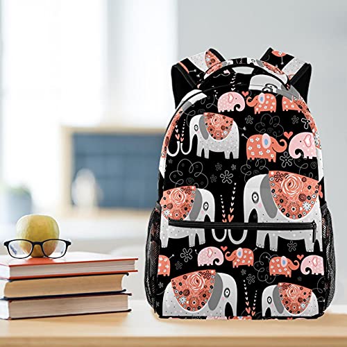 Sac à dos durable filles et garçons léger imprimé floral