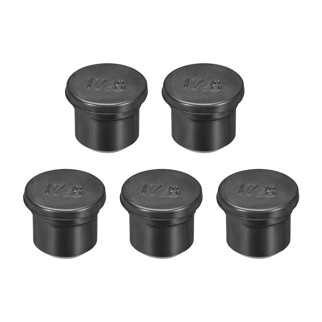 Bouchons Presse-étoupe Caoutchouc EPDM SPR-178 - 17.8mm - Lot De 5 - Étanchéité Trous - Sourcing Map