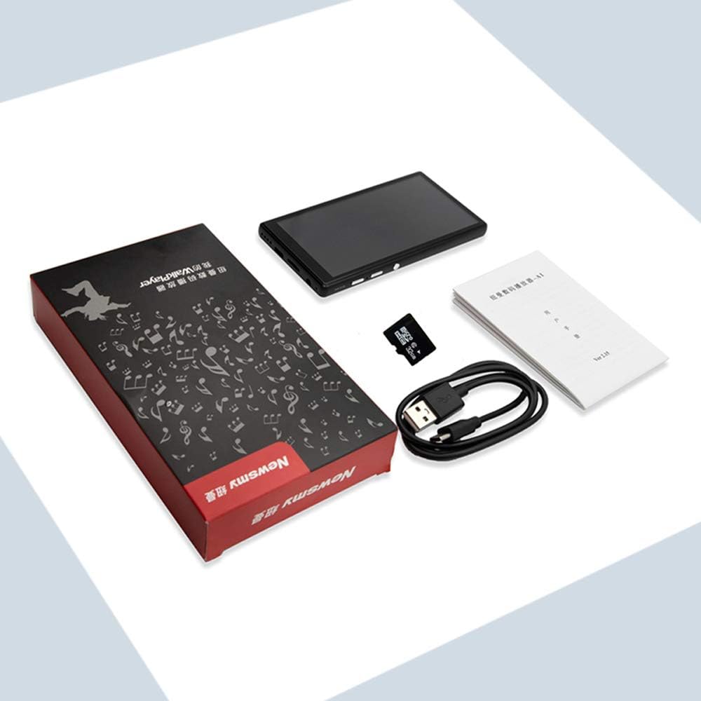 5 Inch Bluetooth Mp3 Player 8gb Otg Mp4 Player With 32gb Tf Card Full Touch Screen Portable Hifi Lossless Sound Music Player Fm Radio Voice Recorder Mp5 Video Players Support Up To