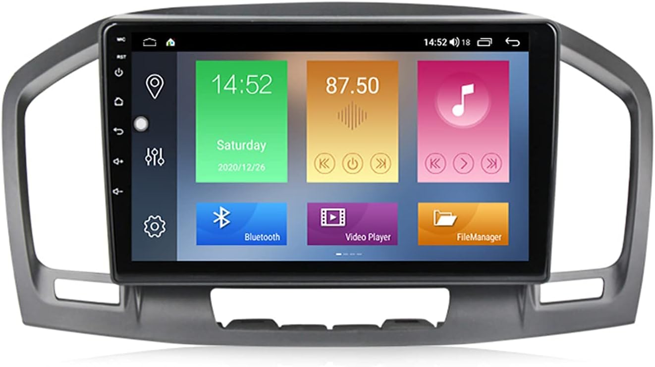 Android 10.0 Car Stereo 2 Din Radio for Opel Insignia 1 2008-2013 GPS Navigation 9'' Head Unit MP5 Multimedia Player Video Receiver with 4G/5G WiFi Carplay