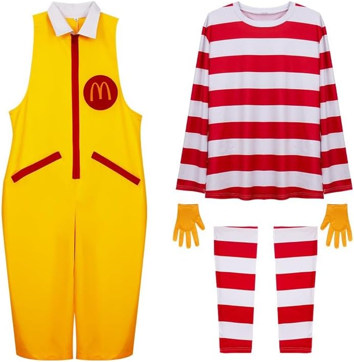 [GaGuLHAH] マクドナルド コスプレ衣装 子供用 ハロウィン 仮装 男女兼用 萌えグッズ [並行輸入品]