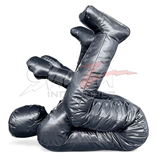 Shaza MMA BJJ Wrestling Grappling Self Defense Training Vinyl Dummy UNFILLED (72 Inches| 180 cm| 6 Feet)