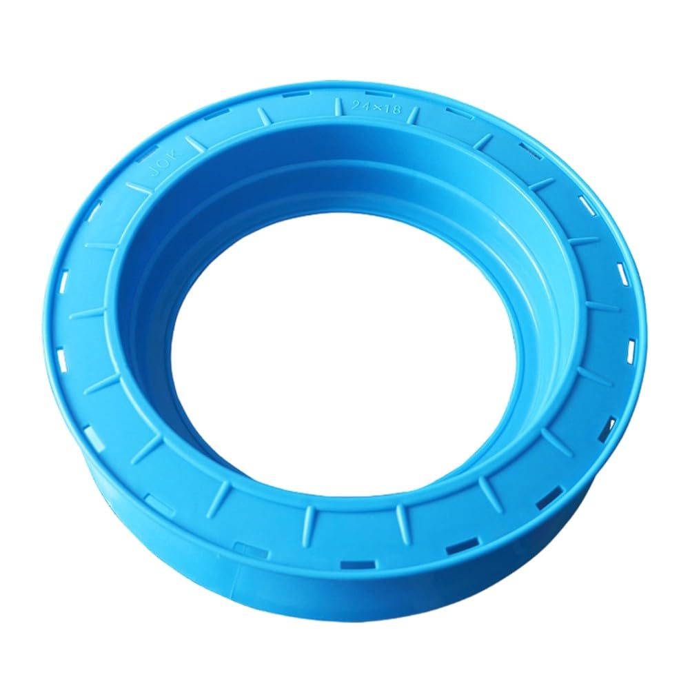 Fishing Line Coiling Plate for Monofilament Fluorocarbon for Braided Lines, Plastic Wire Winding Hand Reel with Rounded Edges, 4 Sizes Stackable Design, Red/Blue/Yellow