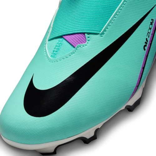 Nike Jr. Zoom Mercurial Superfly 9 Academy XXV MG (DJ5623-300, Hyper Turquoise/Black/White/Fuchsia Dream) Size 54