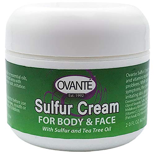 Ovante Sulfur Cream for Body and Face - 2.0 oz