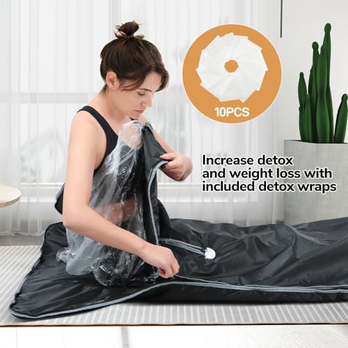Panana #7031 Sauna Blanket For Detoxification Portable Far Infrared Sauna Calm Your Body And Mind thumb #4
