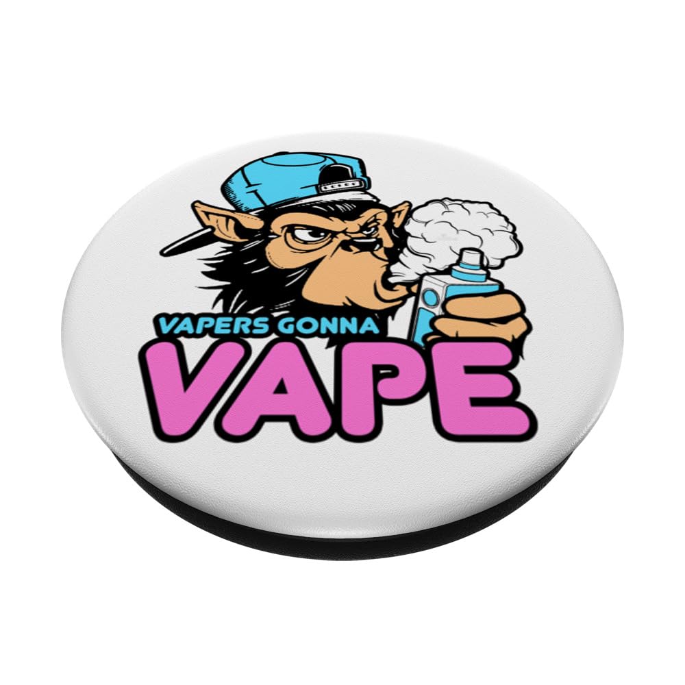 Amazon.com: Vapers Gonna Vape Gorilla T-Shirt Vape Tee PopSockets Standard  PopGrip : Cell Phones & Accessories