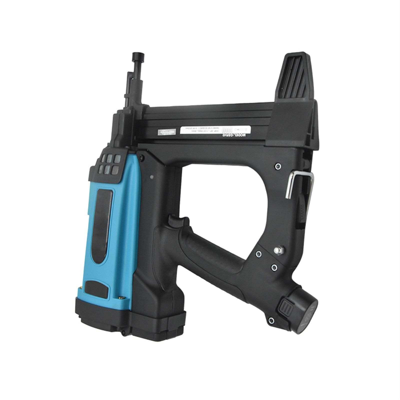 GSR40 pneumatyczny pistolet do gwoździ 7. 2V bateria litowa elektryczny pistolet do gwoździ zszywacz pneumatyczny narzędzia pneumatyczne do ramy i szyny nośnej(With 2pcs Battery)