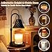 Banbanda Adjustable Candle Warmer Lamp with Timer: Valentine's Day Birthday Gifts for Women Fits All Candle Jar Home Decor - Black Wax Warmer for Scented Wax