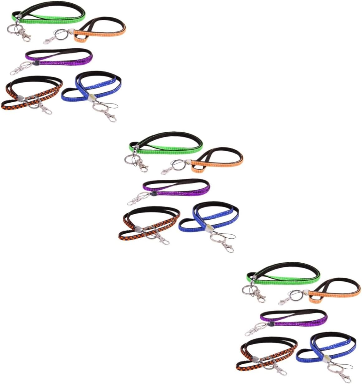 Angoily 15pcs Shiny Drilling Cell Phone Lanyards Crossbody Phone Neck Strap Compatible with Smartphones for Hands Use While Shopping Hiking Traveling and More Random Color