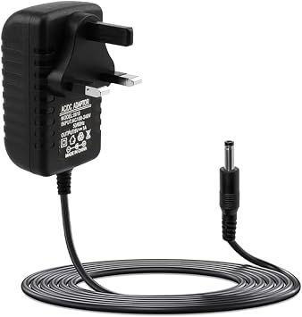 Power Supply Adapter AC to DC 6V 1A with Multiple Tips, Center Positive, 5.5 2.1mm Connector, 1.5m Cable
