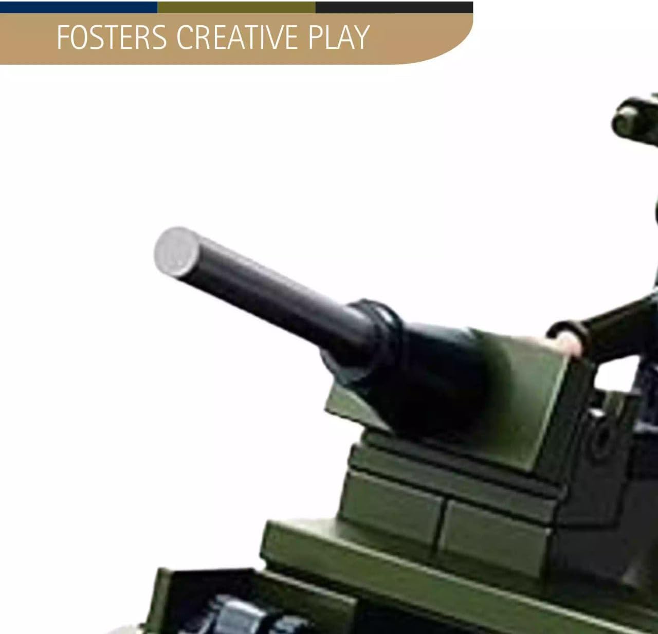 Close-up of the cannon on the Sluban M-38 army tank