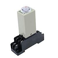 Vista 4 de H3Y-2 DC 24V Delay Timer Time Relay 0-30 Minute with Base