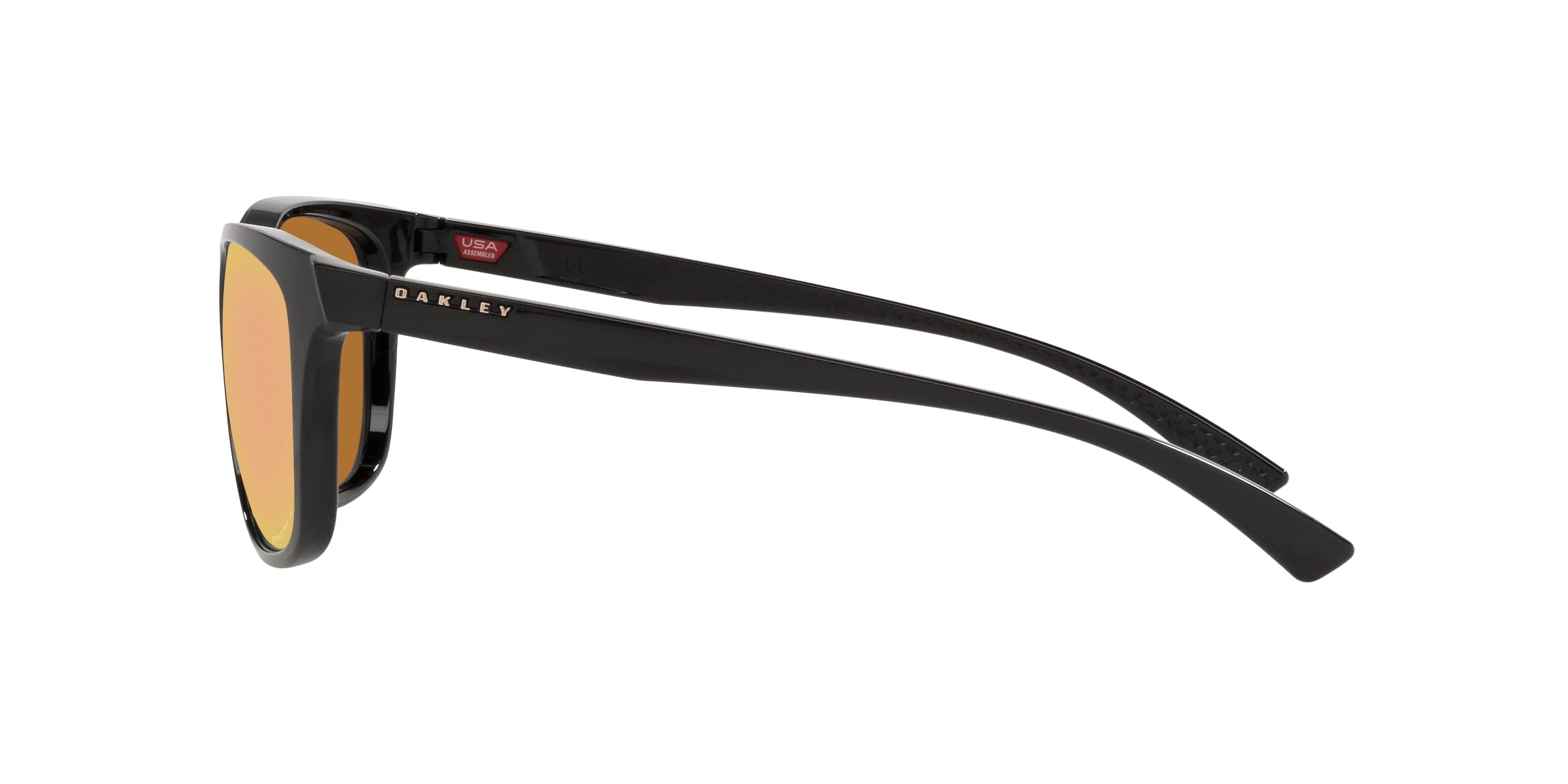 Oakley Wire Tap 2.45 Sunglasses, Polished Black/Prizm Rose Gold, 56/17/139 Femme, Polished Black/Prizm Rose Gold