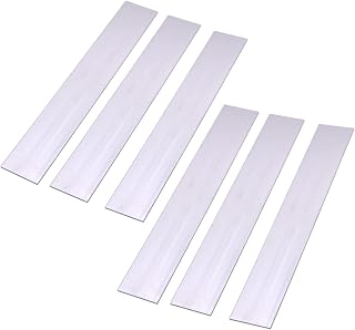 6 Pieces 1/8" (3mm) X 2"(50mm) Square Aluminum Flat BAR 12" Long .118"6061 General Purpose Plate,T6511 Solid New Mill