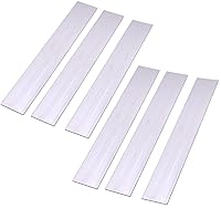 Vista 1 de 6 piezas de barra plana cuadrada de aluminio 6061 de 1/8" (3mm) x 2" (50mm) de 12" de largo, placa de uso general de 0.118" 6061, T6511 sólido