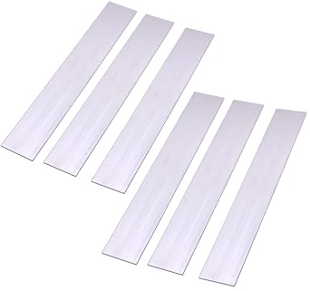 6 Pieces 1/8" 3mm X 2"50mm Square Aluminum Flat BAR 12" Long .118" 6061 General Purpose Plate,T6511 Solid New Mill