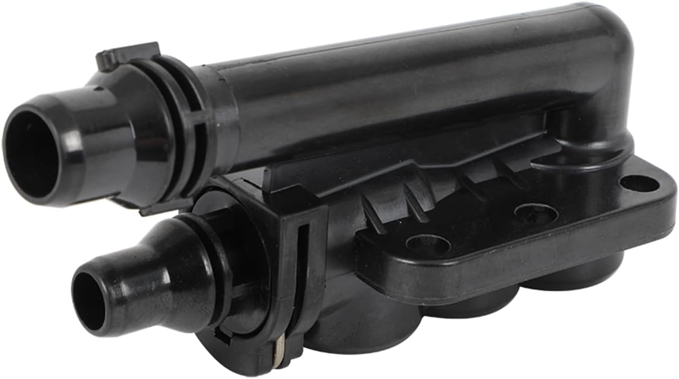 SCITOO Thermostat Housing Assembly For BMW 525i 2004-2009,For BMW 525xi 2006-2007,For BMW 528i 2008-2009,For BMW 528i xDrive 2009 Replaces 17127507982, 17217559962