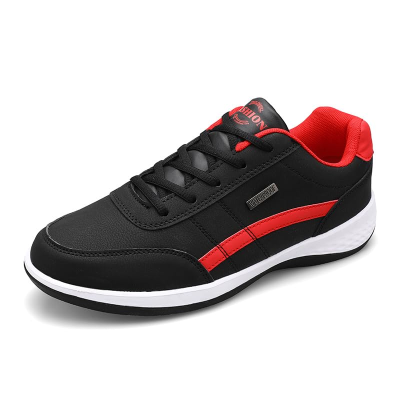 ZDLJYL Men's Orthopedic Lace-Up Sneakers Men's Fashion Sneakers Simple Casual Shoes for Men Anti-Slip Low Top Walking Shoes Tennis Comfortable