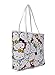 Hello Kitty Faux Leather Shoulder Tote Bag : Muti Color Faces