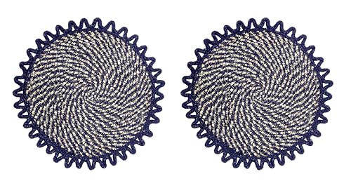 Image of Cotton Doormat for Home |Handmade Cotton Doormat | Quick Dry, Washable Door Mat for Home, Bathroom & Bedroom (Pack of 2) (Pink-2)