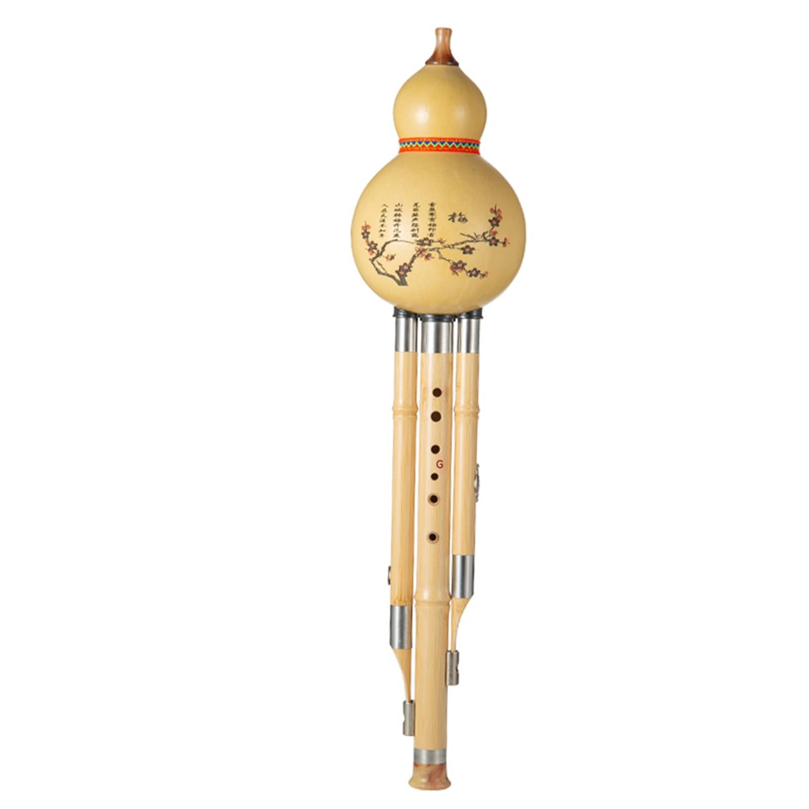 Siedmiodołkowy, Szerokozakresowy Instrument Hulusi C-flat B-flat F-flat G-dla Dorosłych, Profesjonalna Klasa Wydajności Początkujących Hulusi(G tune)