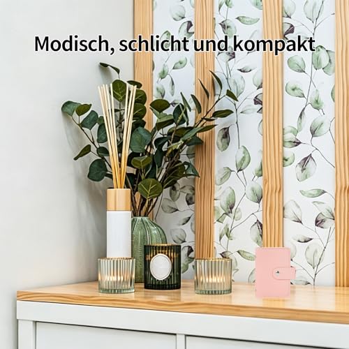 2 Stück Kreditkartenetui für Damen und Herren – Großes Kartenportemonnaie aus PU Leder mit vielen Fächern, RFID Schutz Kartenhülle, Ausweis Kartenetui für Visitenkarten & EC Karten – Bild 6