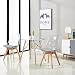 EGGREE Pace de 2 Silla Transparente Policarbonato Sillas Comedor Modernas Sillas Escandinava...