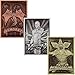Exquisite Gaming: Digiplate Starter Pack - Stranger Things: The Upside Down - 3 Collectible Metal Cards, Phone Stand, Copper-Gold-Silver Image Plates