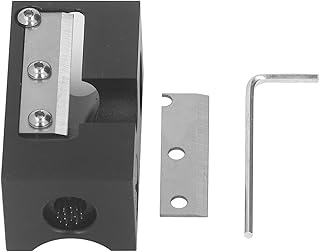 8 in 1 Pool Cue Tip Repair Tool, Aluminum Alloy Billiard Cue Accessory for Trimmer Burnisher Shaper Tapper Black