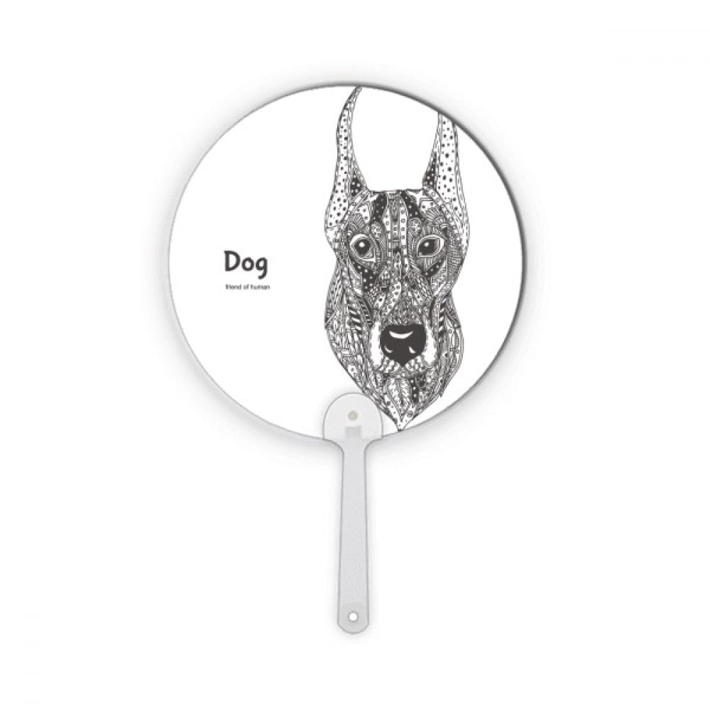 Objet de décoration ronde en plastique suspendre style moderne Paint Dog